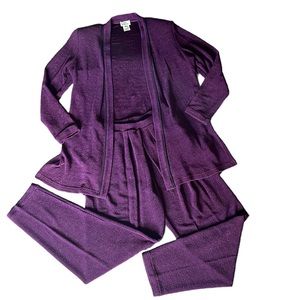 Vintage Gail Morgado 2 Piece Stretch Pant Suit